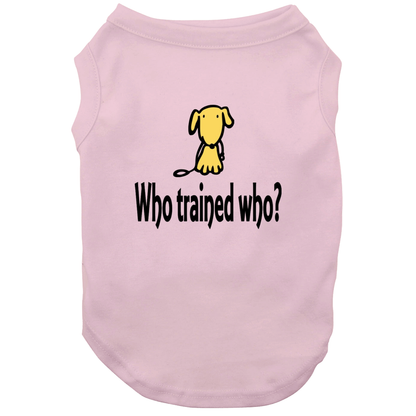 Who Trained Who?